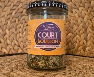 Bretonische Algenbouillon mit Wakame und Guérande Salz